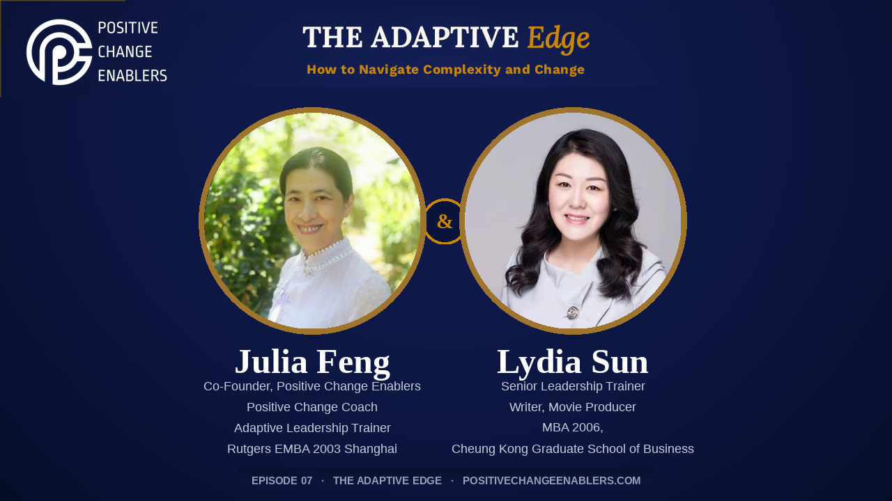 Episode 07: From Corporate Training to Film Production, Nothing to Lose, with Lydia Sun